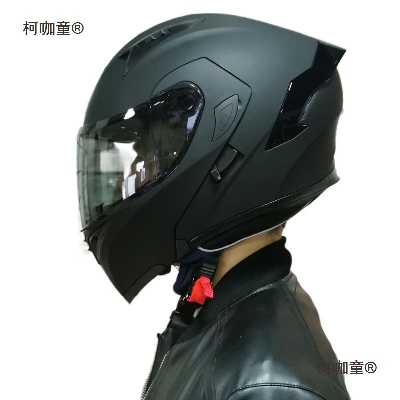 Orz Electric Vehicle Helmet Dual Lens Winter Half Helmet