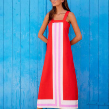 2025年独立站夏季欧美跨境亚马逊外贸休闲长裙海边度假风吊带连衣