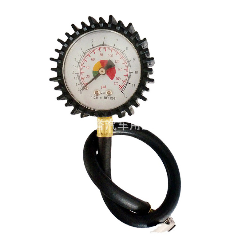 汽车轮胎机械胎压表 车用带管压力表  高精度胎压计 测压计