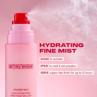 TK跨境定制定妆喷雾 水润轻薄自然微光持妆防水防汗Makeup spray