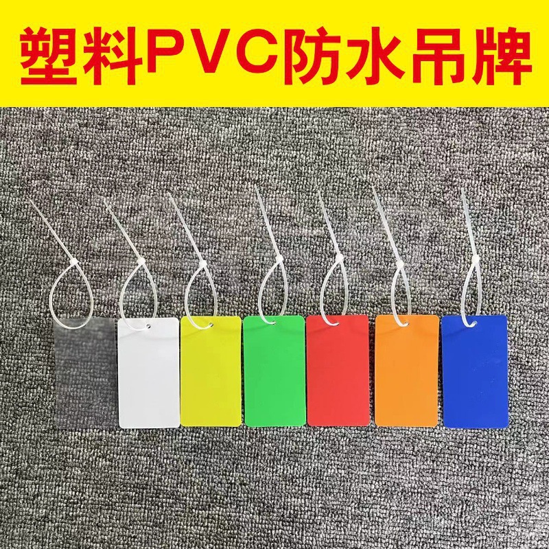 彩色塑料空白标签物流吊牌挂签快运物料挂牌锁果树植物标识垒德株
