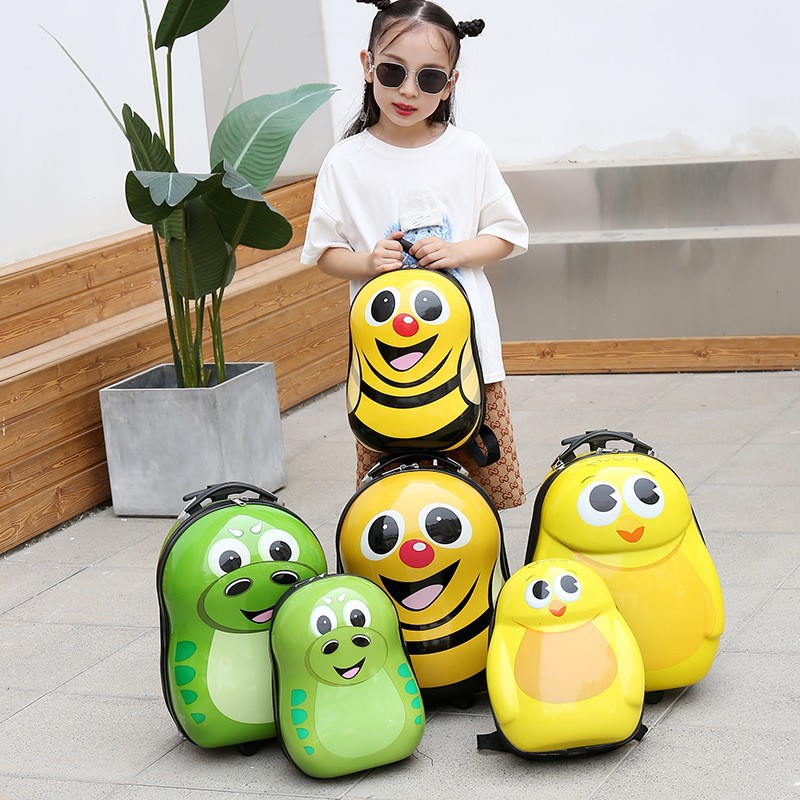 16-inch children's luggage cartoon animal student trolley case large capacity universal wheel suitcase in stock wholesale