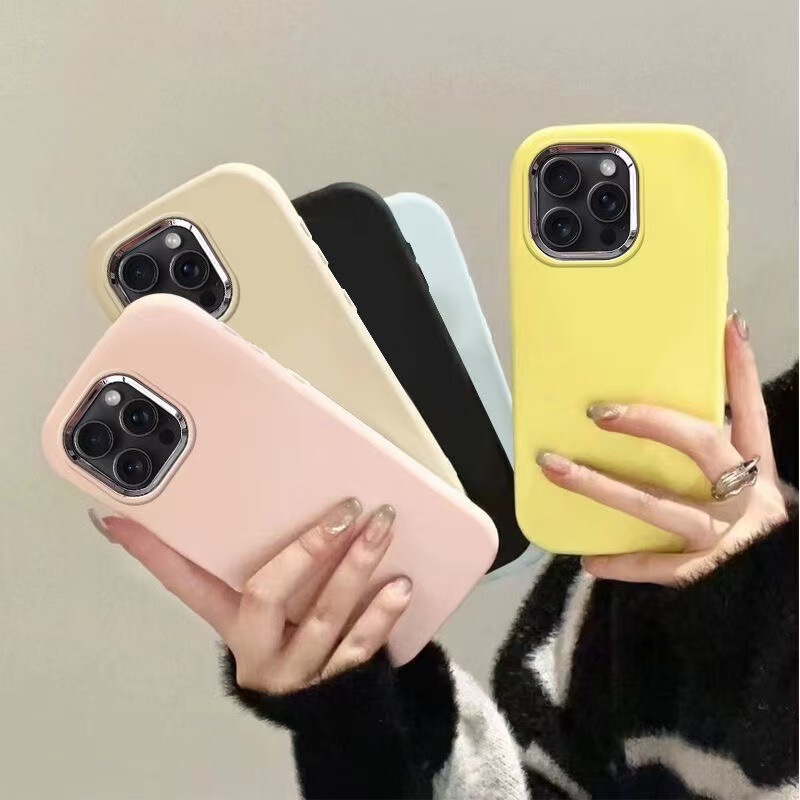 Suitable for Apple 16Pro Phone Case 16Promax15/14 Soft Case 13 New Model 12 Anti-Drop 17 Electroplated Anti-Fingerprint Suitable for Apple 16Pro Phone Case 16Promax15/14 Soft Case 13 New Model 12 Anti-Drop 17 Electroplated Anti-Fingerprint