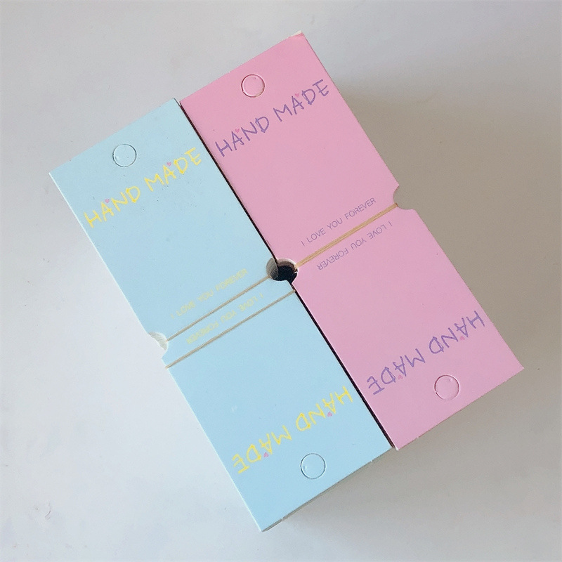 Simple Style Style Simple Style Letter Paper Jewelry Rack