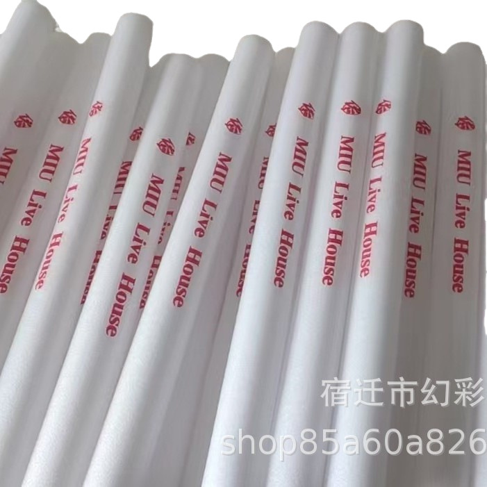 Coloridas esponjas de mano fluorescentes refuerzo props flash stick rescue stick luminescent bar atmósfera al por mayor colorido
