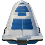 厂家批发双层加厚玻璃钢船钓鱼船自排水冲锋舟活水仓快艇可配马达