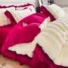 Rabbit Velvet-Burgundy-Group Purchase Before Year-Factory Direct Sales Price