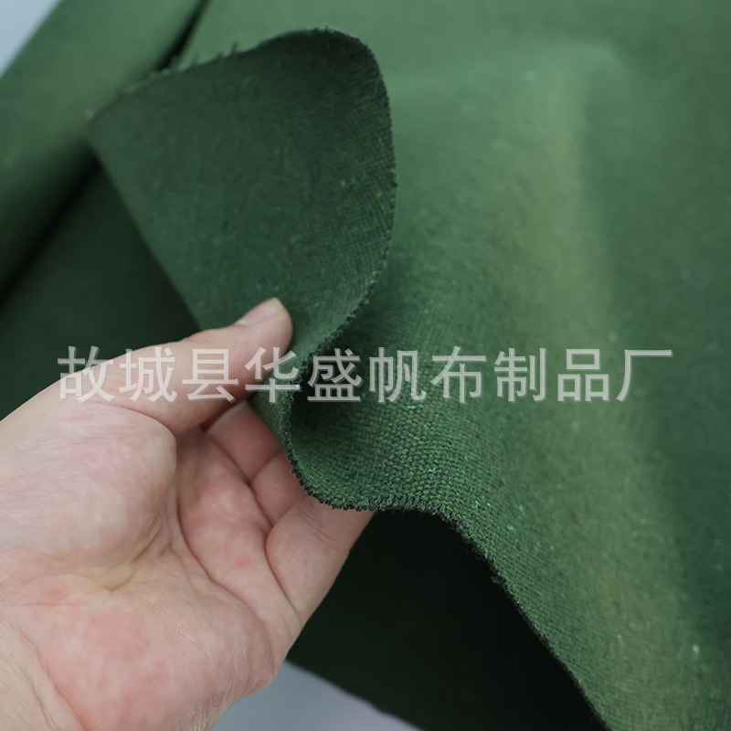 Lona de poliéster y algodón verde, lona gruesa resistente al desgaste, fuerte protección solar, lona impermeable para camiones al aire libre, lona de poliéster y algodón, tela gruesa antigua