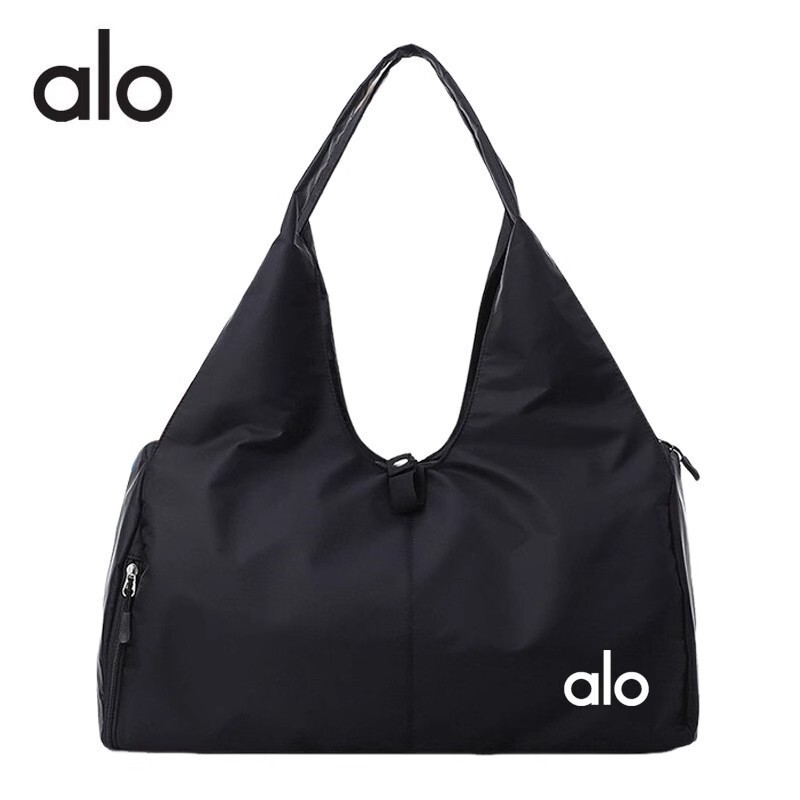 Alo Yoga Fitness Bag Travel Storage Bag College Student Shoulder Bag Large Capacity Foldable Multi-Functional Handbag