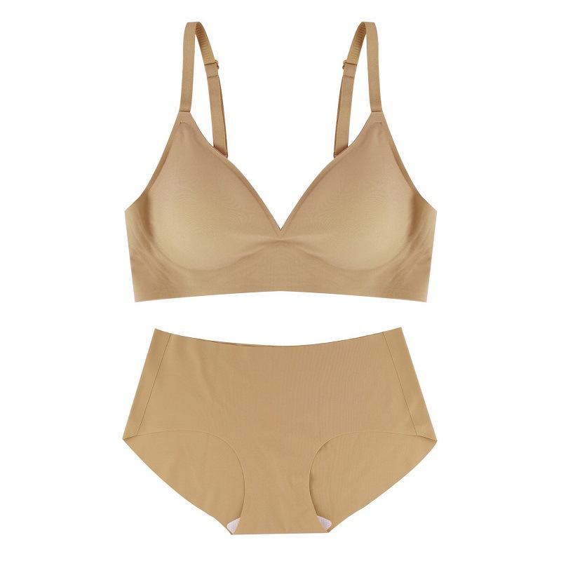 Popular Corea del Sur sin costura pecho-expansión de la ropa interior de las mujeres pequeño pecho grande empuje hacia arriba cintura adelgazamiento espalda jelly traje de sujetador