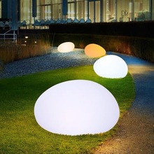 LED发光景观灯 户外太阳能草坪灯景观装饰花园庭院氛围防水卵石灯