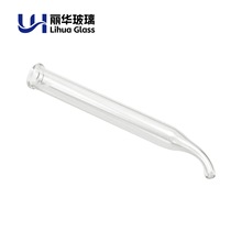 跨境直径7mm尖头手弯滴管低硼硅玻璃移液管精油瓶试管