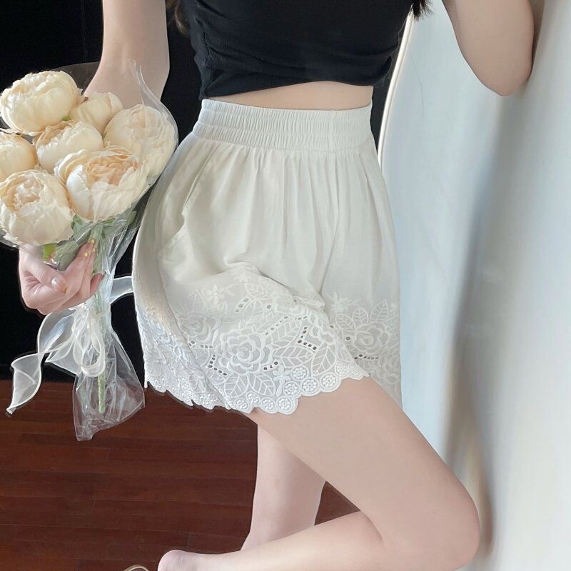Cotton Safety Shorts for Women 2026 Summer New Style Anti-Exposure Leggings Casual Loose Non-Curling Edge Three-Quarter Shorts Cotton Safety Shorts for Women 2026 Summer New Style Anti-Exposure Leggings Casual Loose Non-Curling Edge Three-Quarter Shorts