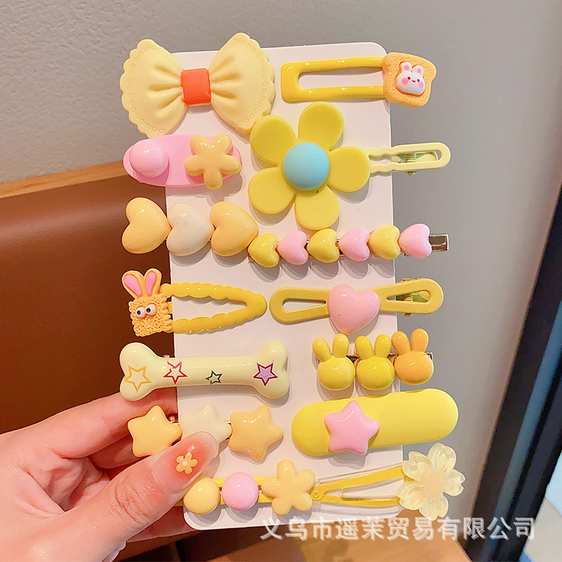 多巴胺儿童发夹女前额刘海夹鸭嘴夹头饰发卡碎发侧边卡子发饰夹子|undefined