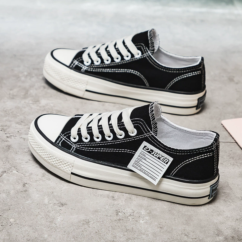 Женские кеды из канваса 2024, новая трендовая модель в стиле ins, универсальные летние повседневные кроссовки в стиле ulzzang для студентов, осенние кеды