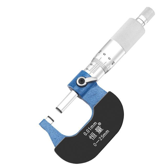 高精度机械外径千分尺0-25 50 75 100  0.01螺旋测微器千分卡