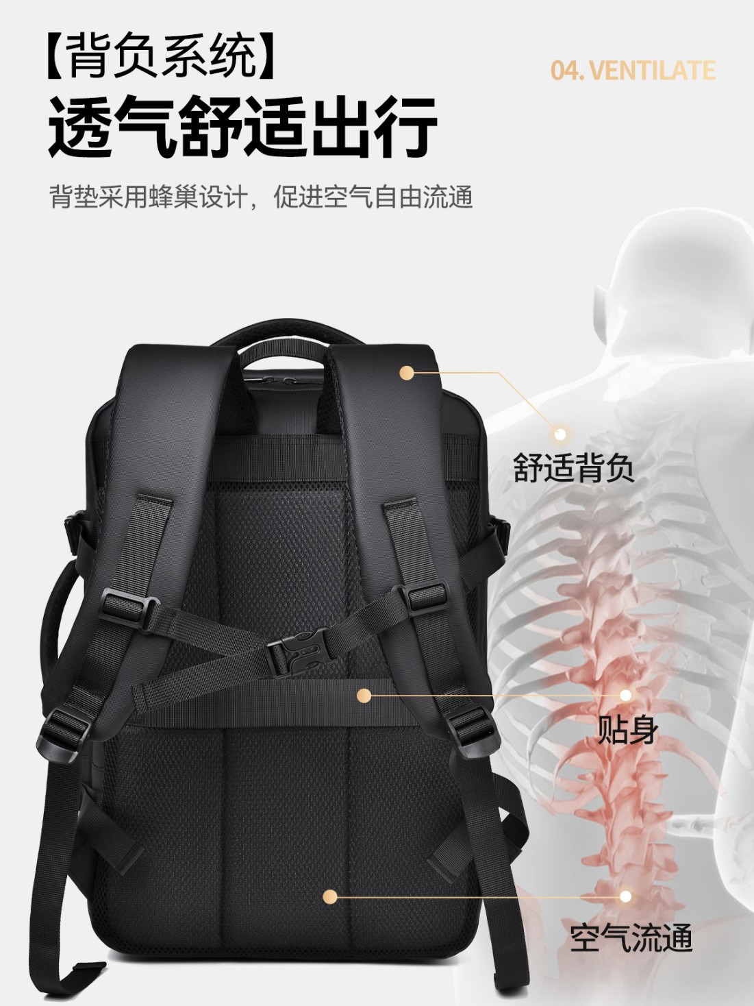 Mochila de hombro de negocios simple para hombres, bolsa de viaje de viaje de viaje de gran capacidad, bolsa de computadora multifuncional