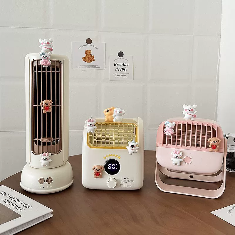 Small table air fan for bed for students