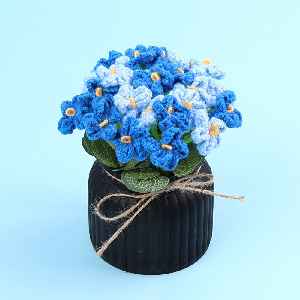 Colección de flores - Gradiente Azul claro No olvides mi decoración de escritorio
