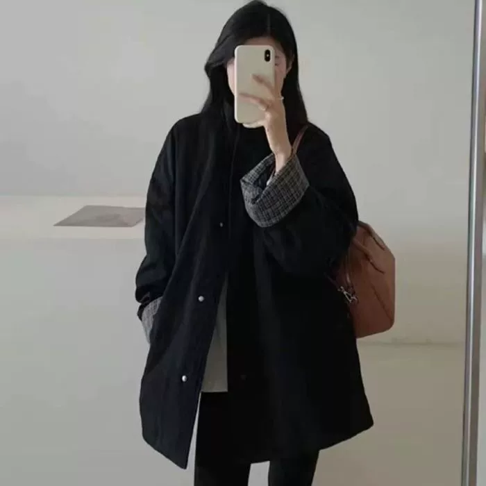 Зимняя теплая легкая пуховка для отдыха, trench coat, оверсайз