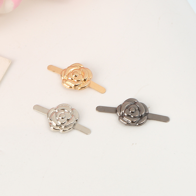 Hardware Shoe Buckle Accessories, Smooth Butterfly Buckle, Decorative Metal Buckle for Loafers, Flip-Flops, Sandals, Shoe Accessories Buckle