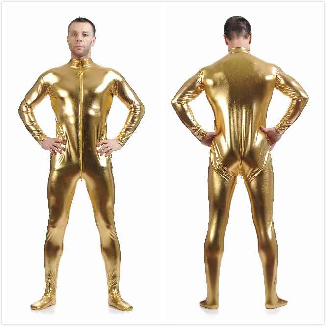 Glued Foot-Wrapped Front Crotch Bodysuit, Hot Stamping Jumpsuit, Artistic Body Performance Clothing, Photo Studio Shooting Clothing, Multi-Color