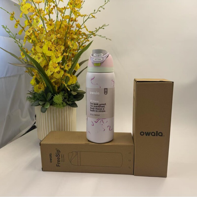 新款Owala32oz24oz运动水壶304不锈钢保温杯户外便携手提式双饮杯|undefined