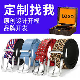 定制细腰带女款广州品质真牛皮具工厂礼品企业采购皮带男加工logo