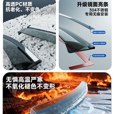 Mondeo, Explorer, Focus, New Transit: Rain shield