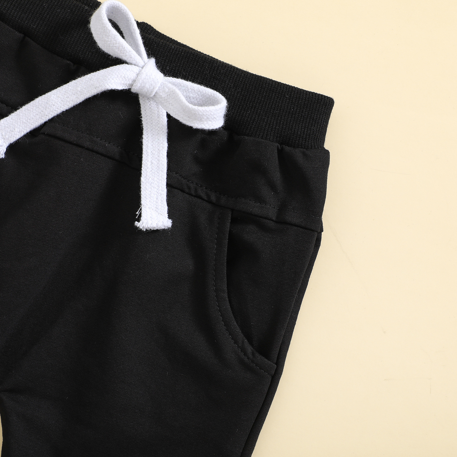 Baby clothing boy's suit Children's new autumn and winter color matching round neck long sleeve pants suit_voghion.com