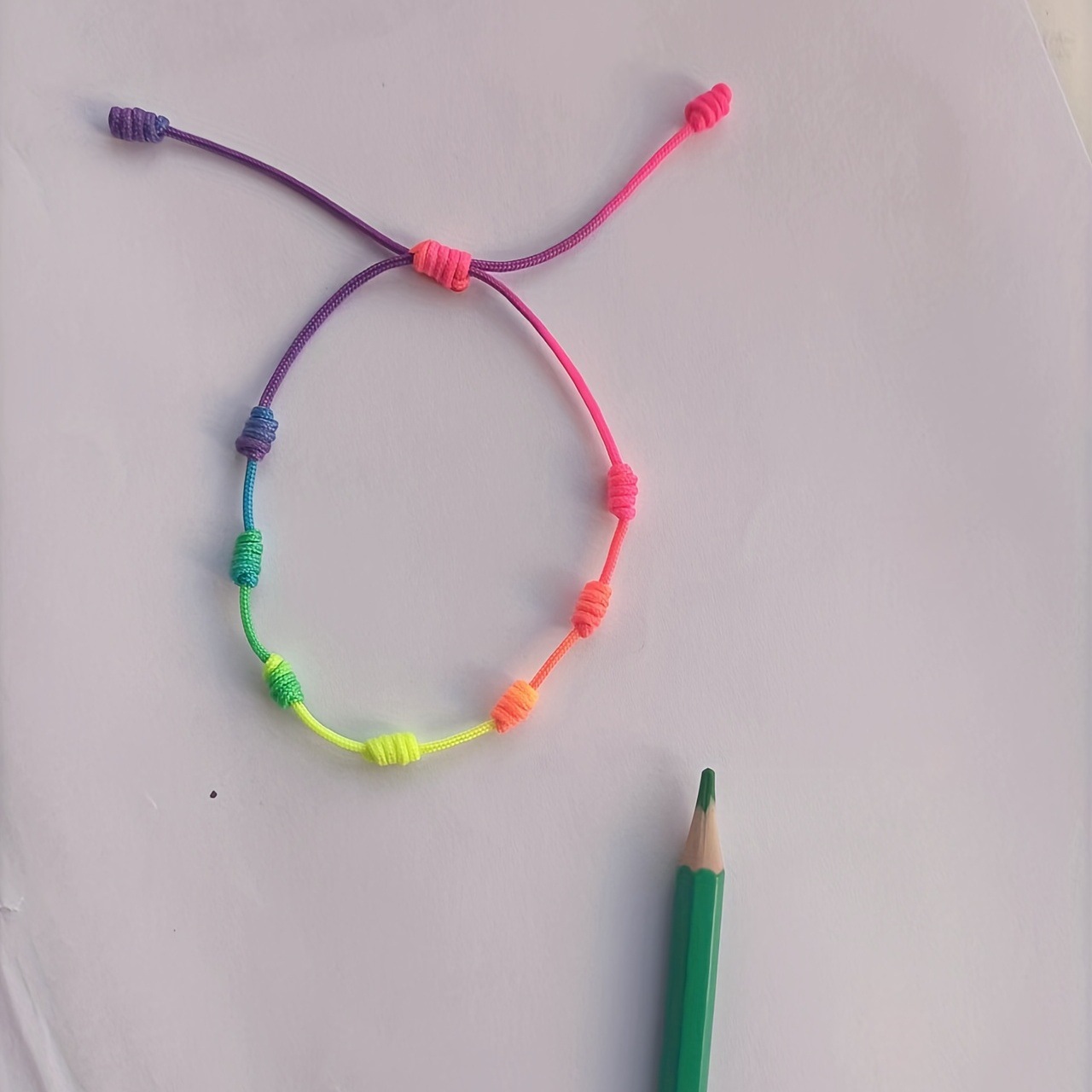 Pulsera tejida de cuerda para pareja