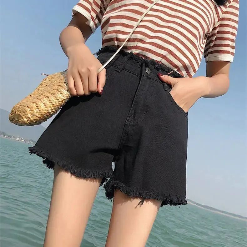 高街复古立体廓形弯刀牛仔裤女春季新款宽松水洗香蕉阔腿拖地长裤|undefined
