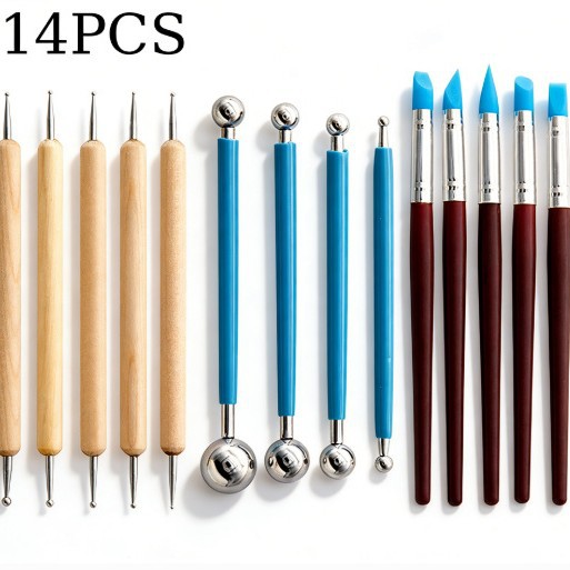 Conjunto de herramientas de cerámica transfronterizas de barro de cerámica de escultura DIY fábrica directa
