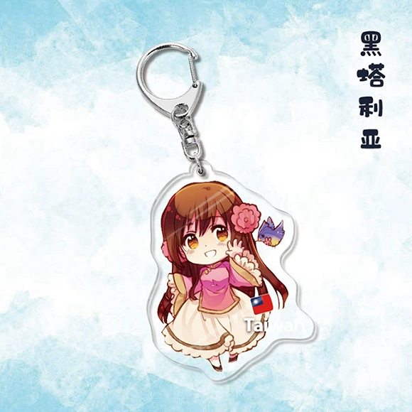 Акриловый брелок для ключей хранитель Hetalia подвеска, двусторонняя ~6 см, подарок аниме кампус (серия Francis)