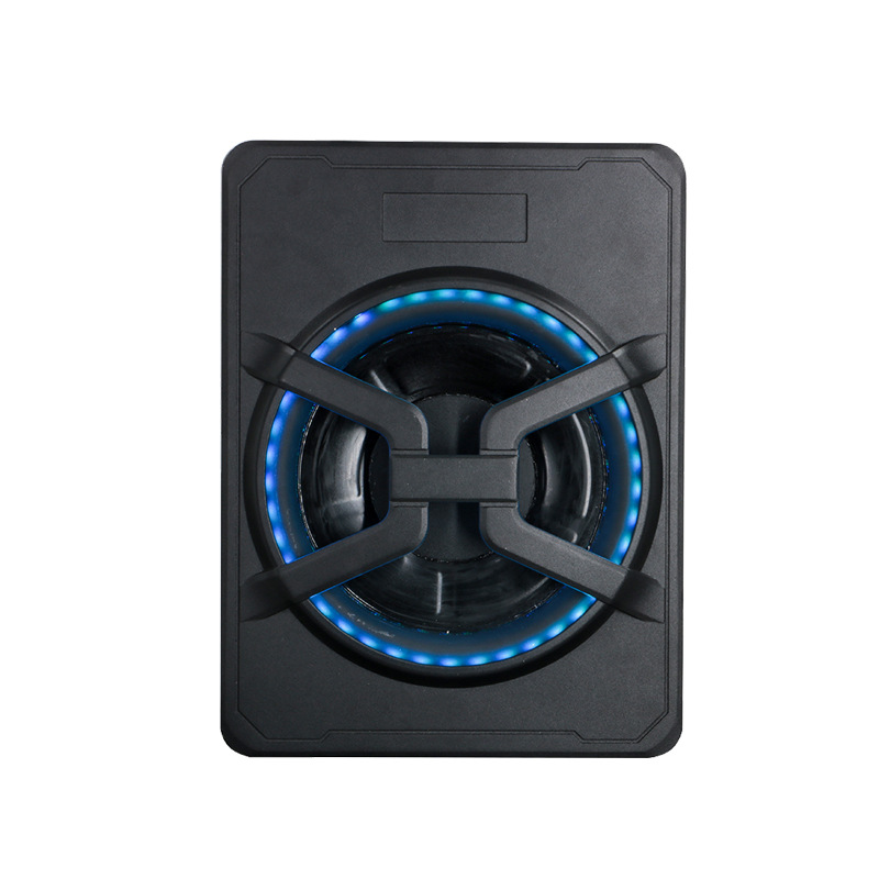 Car Subwoofer with Colorful Lights, High-Power Subwoofer, 10inch Active Car Modification Universal Audio System, Car Subwoofer