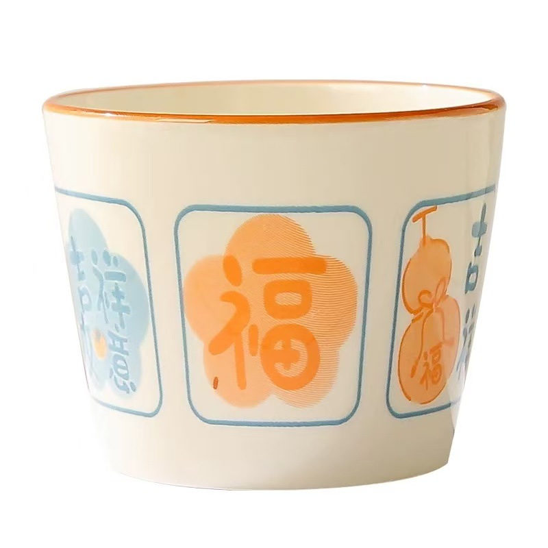 Taza de kung fu cerámica sala de estar creativa taza de leche taza de desayuno taza de agua taza de té pequeño juego de té