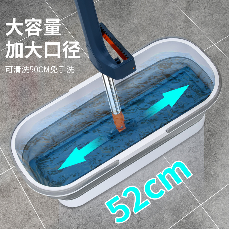 代理の大きいサイズの折り畳みモップ洗浄バケツのシングルバケツの家庭用モップ洗車釣り春のバケツモップ布|undefined