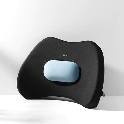Waist support – Cushion - black-blue-adjustable-single-lumbar