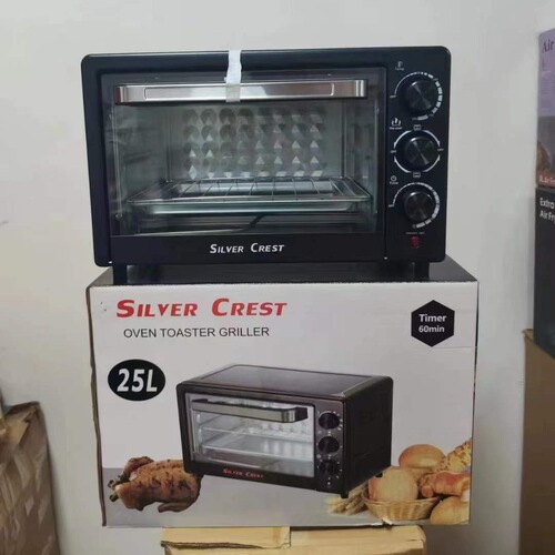 Cross-border manufacturer household appliances baking temperature control timer oven kitchen cake bread 25L electric oven