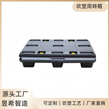 工厂直供塑料围板箱 大型物料周转折叠高强度蜂窝板天地盖围板箱