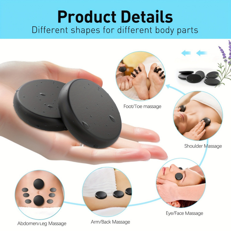 Y 971 Hot Stone Massage Kit with Temperature Adjustment10pc