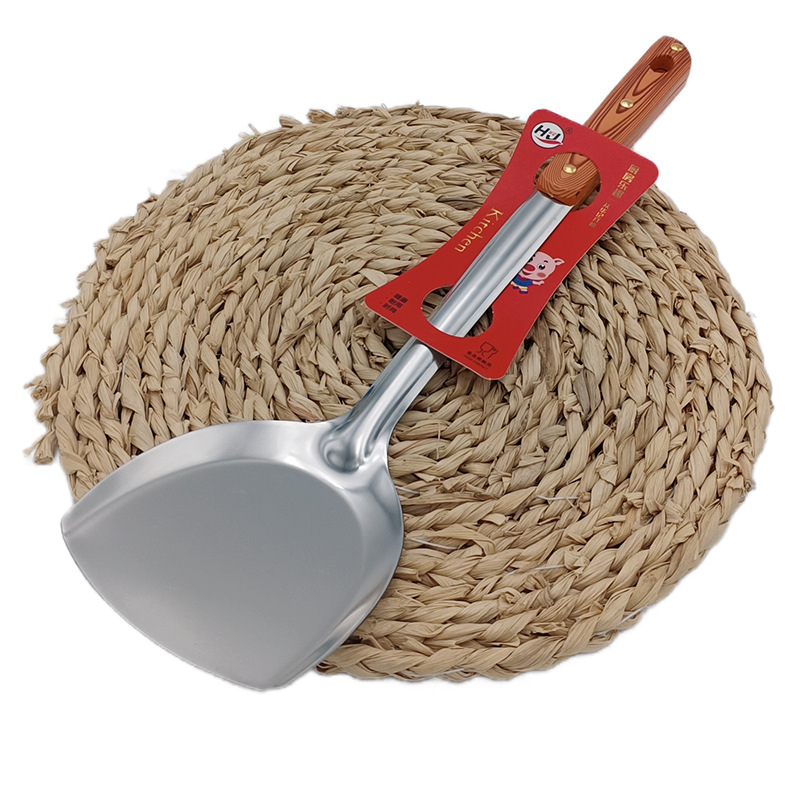 L3232 2,0 grano de madera tres Ding pala espátula hogar pala de cocina utensilios de cocina espátula protectora pala de freír