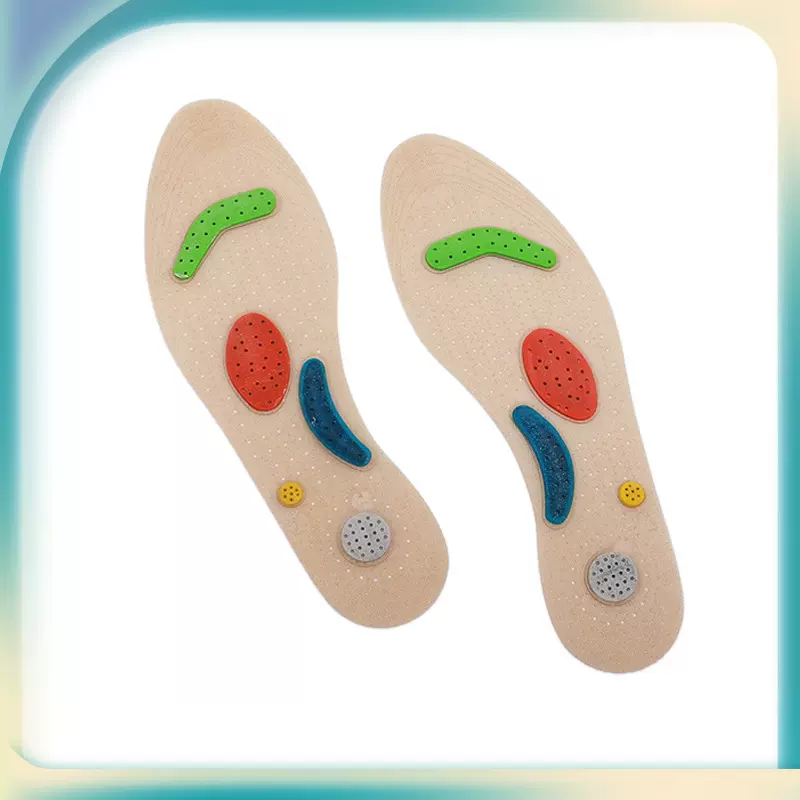 纳米能量负离子鞋垫软胶减震透气矿物磁能脚底穴位按摩疗养型鞋垫