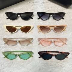 キャットアイ男性と女性のサングラス新しいヨーロッパとアメリカのファッショントレンドレトロな小さなフレームメガネ97099