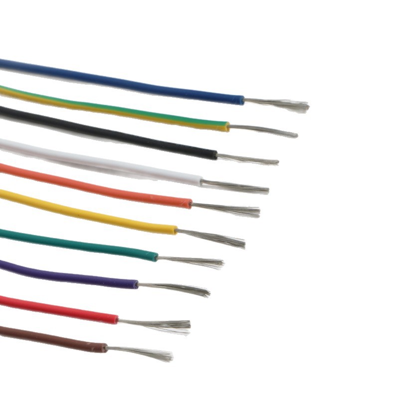Fabricante de marca de Sheng en stock UL1015 24AWG equipo de cable electrónico cable de conexión interna resistente a altas temperaturas 105 grados