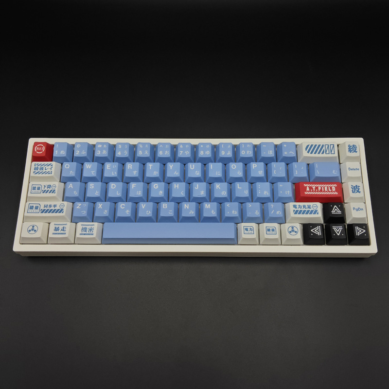 Neon Genesis Evangelion Eva Keycaps Lilith Ayanami Rei Dye-Sublimation Original Pbt Small Full Set Mechanical Keyboard