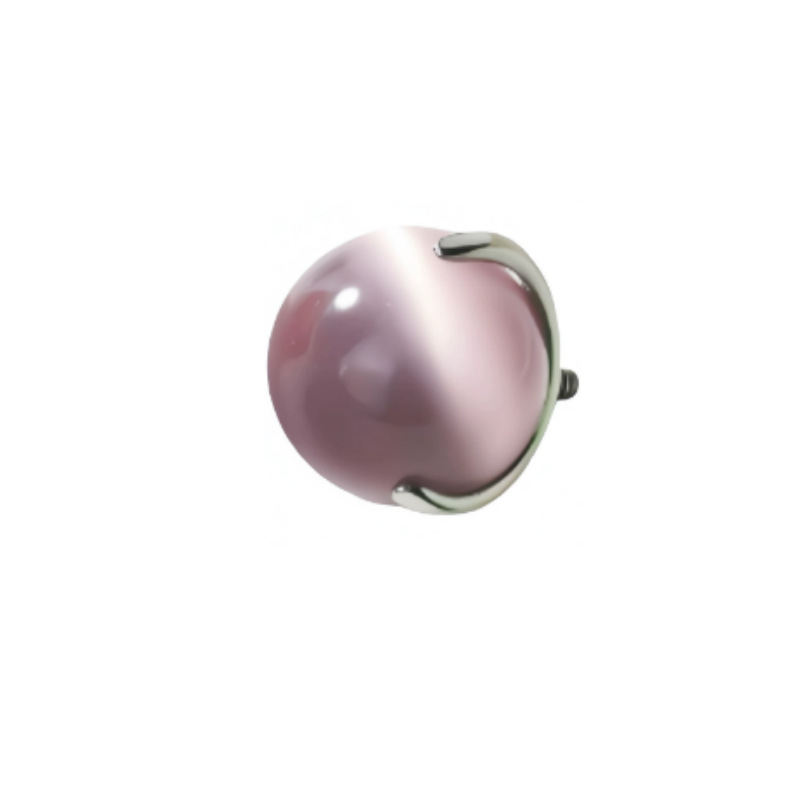 Labret piercing jewelry detail image