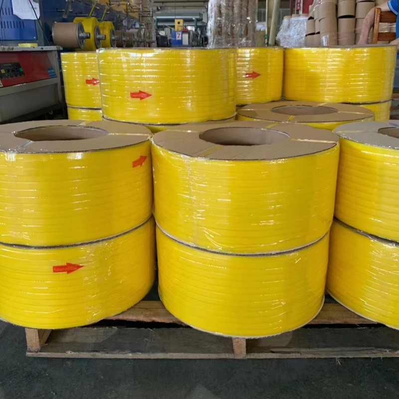 厂家直供PP打包带 PP半自动机用打包带 热熔机用环保印字打包带