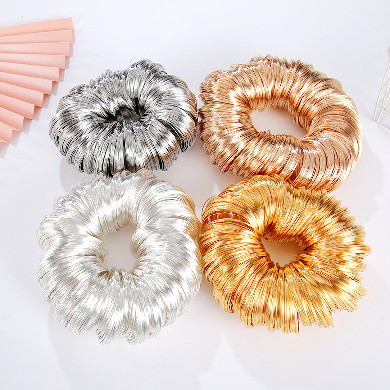 Color retaining bracelet ring collar ring steel wire memory steel wire bracelet DIY handmade jewelry accessories