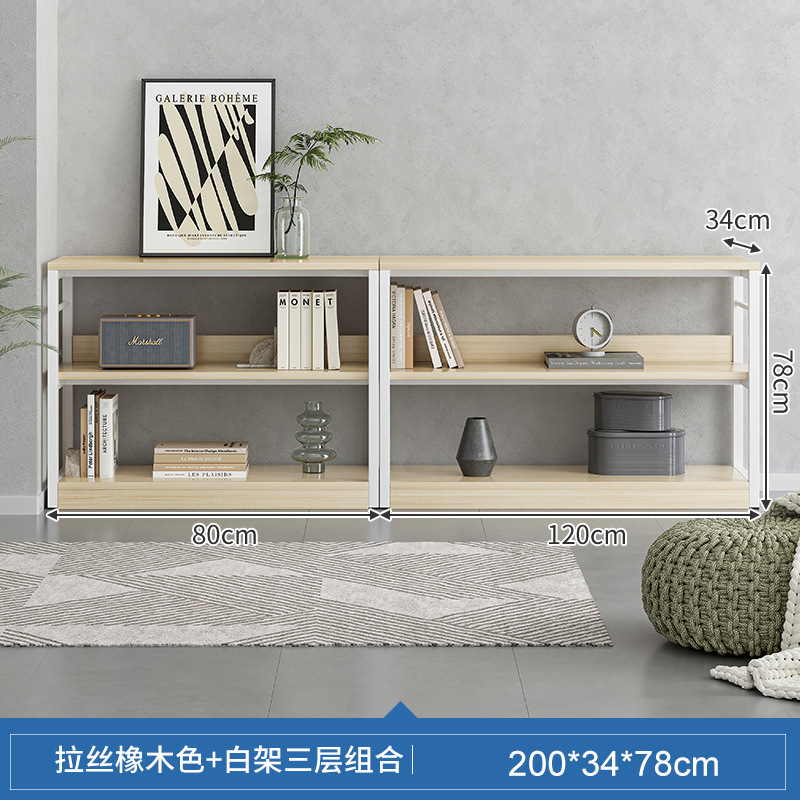 Estante de almacenamiento doméstico multicapa de pie estante de exhibición gabinete de almacenamiento sub-estante estantería decorativa estantería